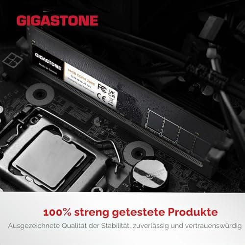 [DDR4 RAM] Gigastone Desktop RAM 32GB (2x16GB) DDR4 Ram 32GB DDR4-2666MHz PC4-21300 CL19 1.2V UDIMM 288 Pin/Polig Ungepuffert Nicht-ECC Computer Speicher RAM (Nur PC-Desktop) 32GB (2x16GB) 2 Pack DDR4 2666MHz für Desktop Bild 8