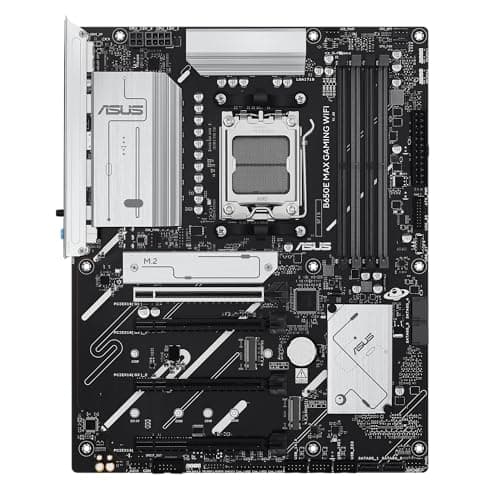 ASUS B650E MAX Gaming WiFi AMD B650 ATX Motherboard, DDR5, PCIe 5.0 Ready, 3X M.2 Slots, Wi-Fi 6E, Realtek 2.5Gb Ethernet, DisplayPort, HDMI, USB 10Gbps Type-A & Type-C, BIOS Flashback, Aura Sync Bild 4