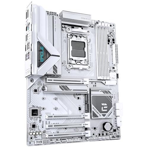 GIGABYTE B850 Eagle Ice Mainboard – AMD Ryzen 9000 Serien-Prozessoren, 8+2+2 Phasen Digital-VRM, bis zu 8200 MHz DDR5 (O.C), 1 x PCIe 5.0 M.2 + 2 x PCIe 4.0 M.2, 2.5 GbE LAN, USB 3.2 Gen 2 Bild 6