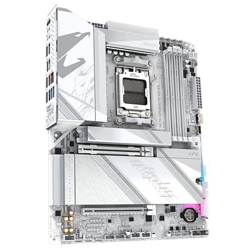 GIGABYTE X870 AORUS Elite X3D Ice Mainboard - Unterstützt AMD Ryzen 9000 Prozessoren, 16+2+2 Phasen Digital-VRM, bis zu 9000Hz DDR5 (OC), 2xPCIe 5.0 + 2xPCIe 4.0, Wi-Fi 7, 2.5GbE LAN, USB 4 Bild 6