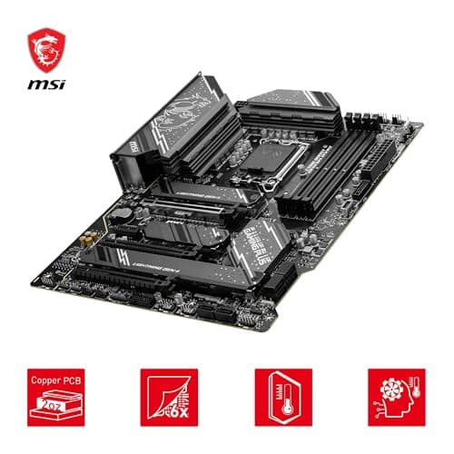 MSI Z790 Gaming Plus WiFi Mainboard, ATX - Unterstützt Intel Core Prozessoren der 12., 13. und 14. Gen, LGA 1700 - DDR5 Memory Boost 7200+MHz/OC, 1 x PCIe 5.0 x16, 4 x M.2 Gen4, 2.5G LAN, Wi-Fi 6E Bild 8