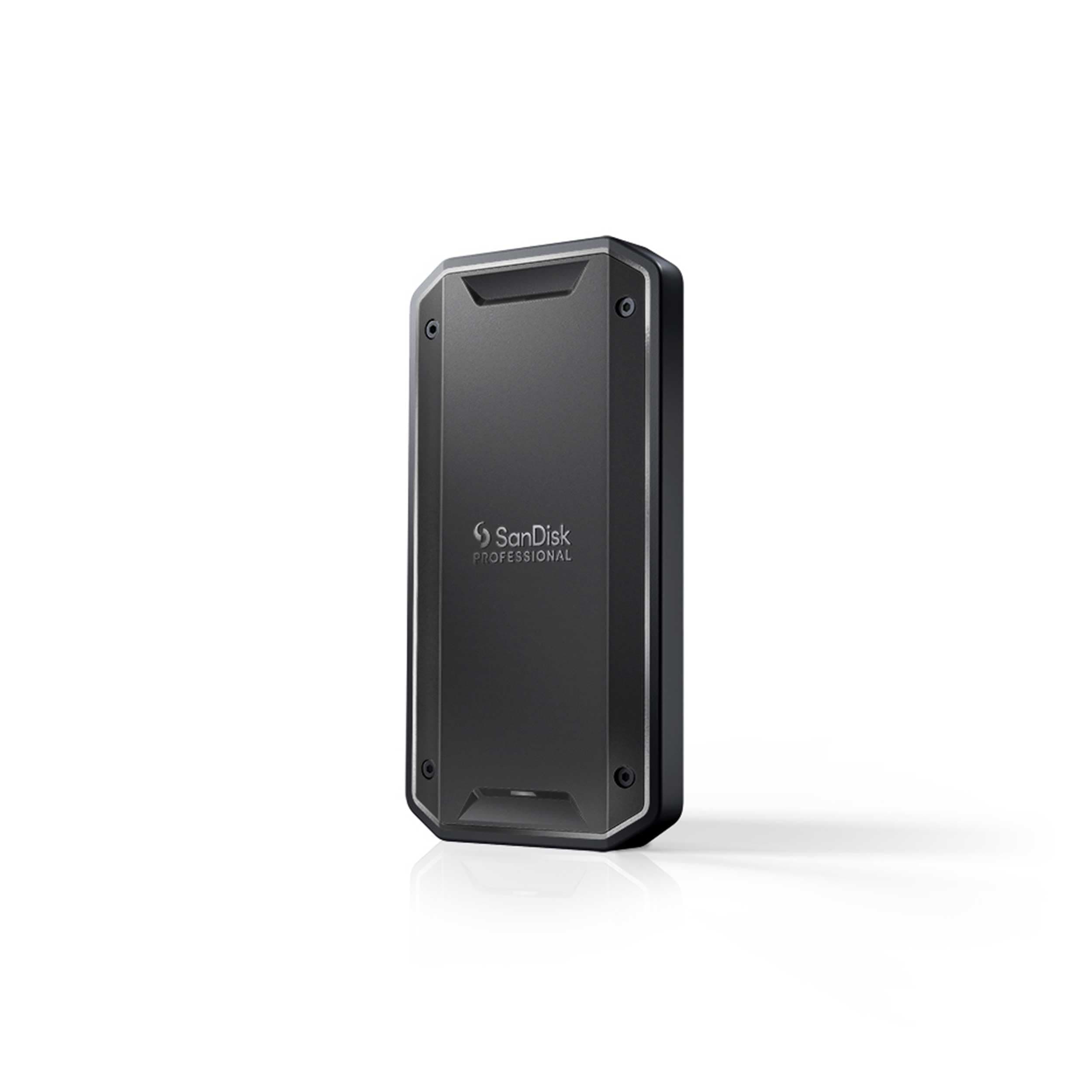 SanDisk PROFESSIONAL PRO-G40 SSD 4 TB (mobile SSD, exFAT formatiert, robuste NVMe SSD mit Thunderbolt 3, USB-C, bis zu 3.000 MB/s Lesen, IP68 Gehäuse, staub- und wasserbeständig) 4 TB PRO-G40 SSD (exFAT)