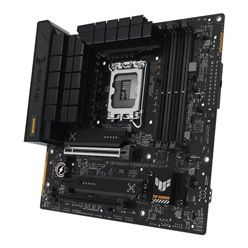 ASUS TUF Gaming B760M-BTF WiFi D4 Mainboard Sockel Intel LGA 1700 (Intel B760, mATX, DDR4 Speicher, PCIe 5.0, 2X M.2, WiFi 6, Thunderbolt 4, Aura Sync) Bild 7