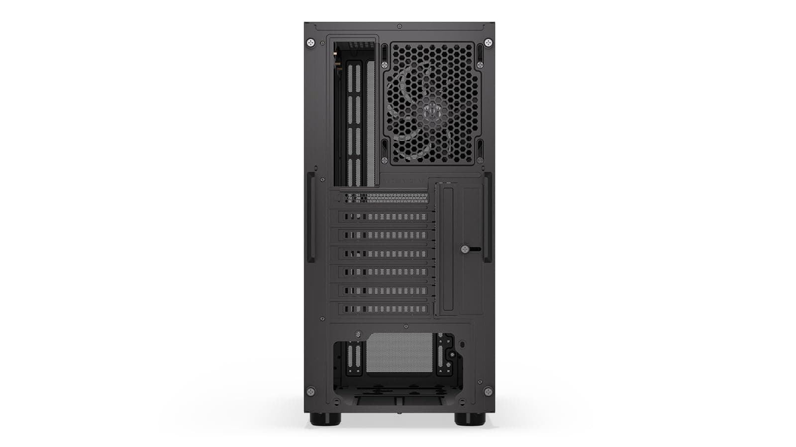 ENDORFY Ventum 200 Solid PC Gehäuse ATX, Mesh Front, 1x Stratus 120 PWM, Unterstützung für 360 mm Radiator, Staubfilter, ATX mATX ITX, Schwarz Bild 3