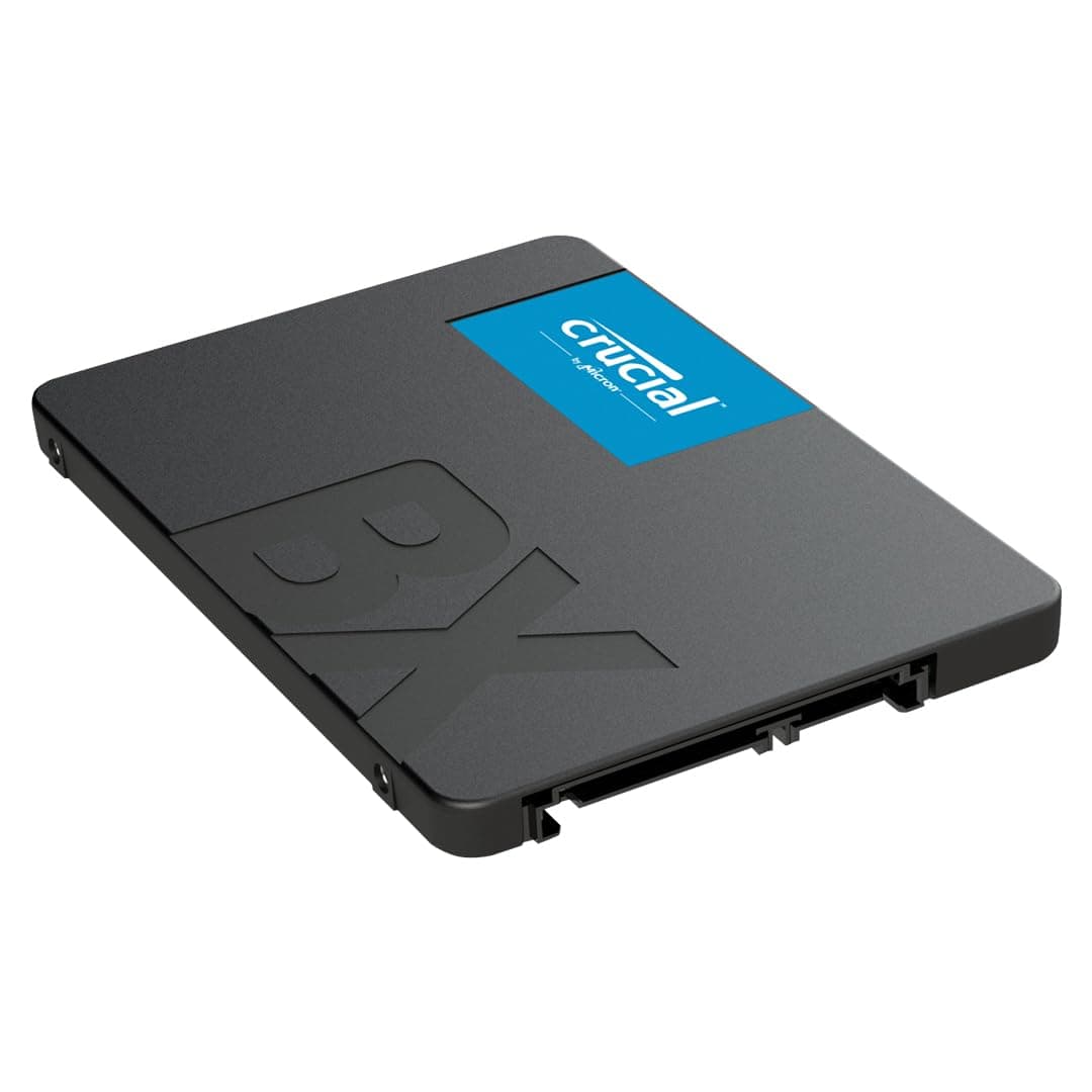 Crucial BX500 SATA SSD 1TB, 2,5" Interne Festplatte, bis zu 540 MB/s, 1TB SSD kompatibel mit Laptop und Desktop (PC), 3D NAND, Dynamische Schreibbeschleunigung - CT1000BX500SSD101 Bild 2