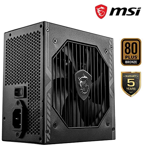 MSI MAG A650BN UK-Netzteil, 650 W, 80 Plus Bronze-Zertifiziert, 12 V Single-Rail, DC-to Bild 4