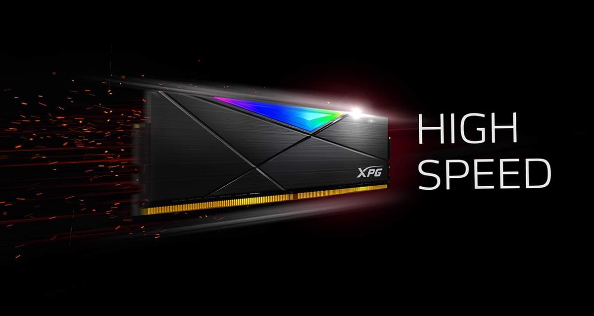 SPECTRIX D55 3600 MHz DDR4 16 GB (8 GB x 2) RGB-Speichermodul Doppelpack - Eleganter Sitz mit Metall-Kühlkörper 8 GB Schwarz Bild 5