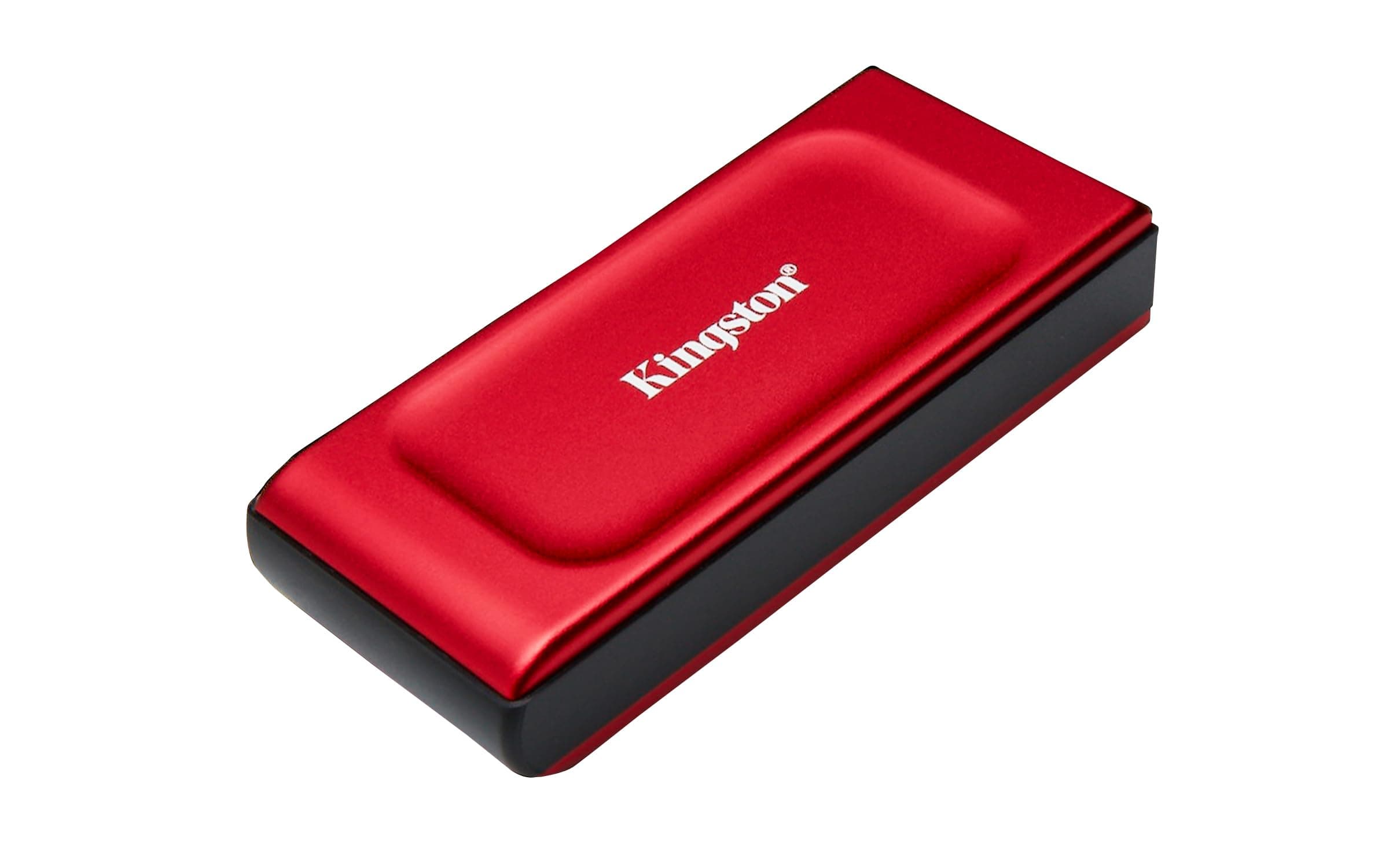 Kingston XS1000 1TB External SSD USB 3.2 Gen 2 Portables Laufwerk Rot-SXS1000R/1000G XS1000 - Rot 1TB