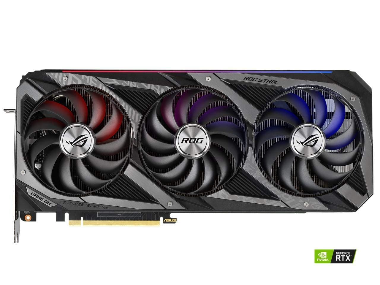 ASUS ROG Strix NVIDIA GeForce RTX 3080 OC Edition Gaming Grafikkarte (PCIe 4.0, 10 GB GDDR6X, HDMI 2.1, DisplayPort 1.4a, Axial-Tech Lüfter-Design, 2.9 Slot, Super Alloy Power II, GPU Tweak II) Bild 3