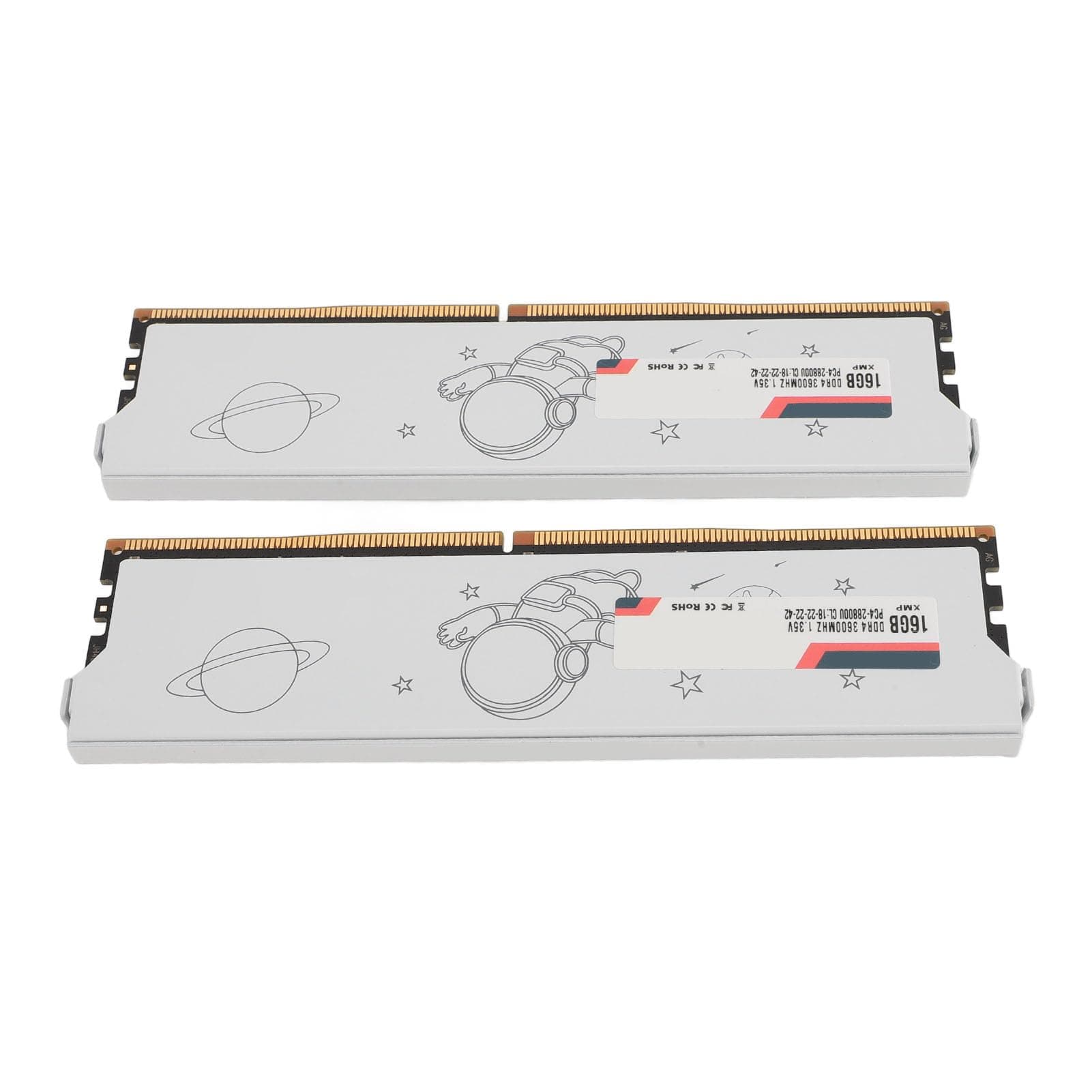 DDR4 RAM Hochkompatibles Metall-Desktop-Gaming-PC-Speichermodul für Computer, Bandbreite 28800 25600, 2 Einheiten Desktop (DDR4 3600 MHz 32 GB (2 x 16 GB)) Bild 7