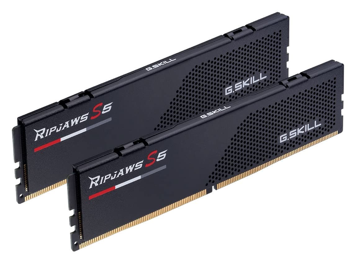 32GB G.Skill DDR5 Ripjaws S5 6000MHz CL30 Dual Channel Kit 2x 16GB Schwarz