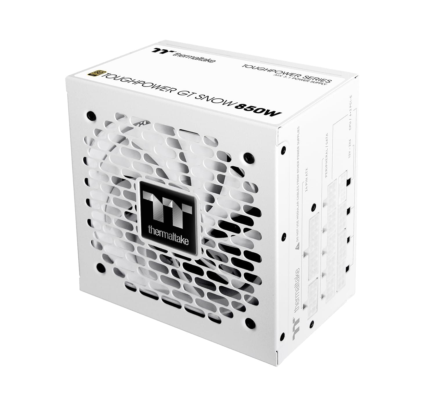 Thermaltake Toughpower GT 850W | ATX 3.1 | PCIe 5.1 | 80+ Gold | Modular | Snow 850W Weiß Bild 3