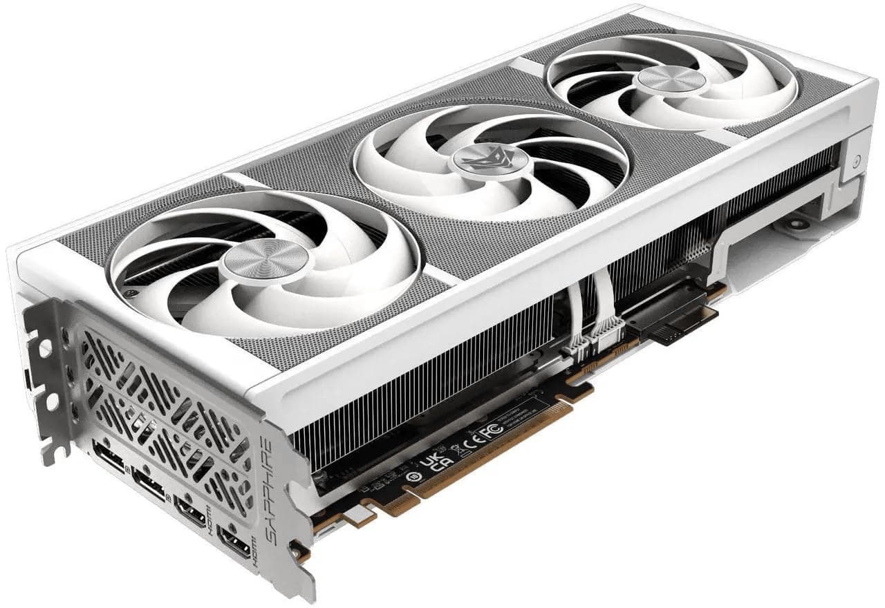 Radeon RX 9070 XT Nitro Phantom Link Polar OC (weiß, RDNA4, GDDR6, 2x DisplayPort, 2x HDMI 2.1) Bild 5