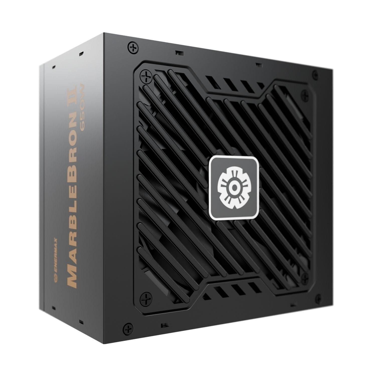 ENERMAX MARBLEBRON II 650W PC Netzteil modular 80+ Bronze 3.1 2X PCIe 6+2 | individuell Sleeve Kabel, 120mm FDB-Lüfter geräuscharm, DC to DC mit jap. Kondensator, 6-Fach Schutz EMB650AWT-MAC 650W MarbleBron II 650W