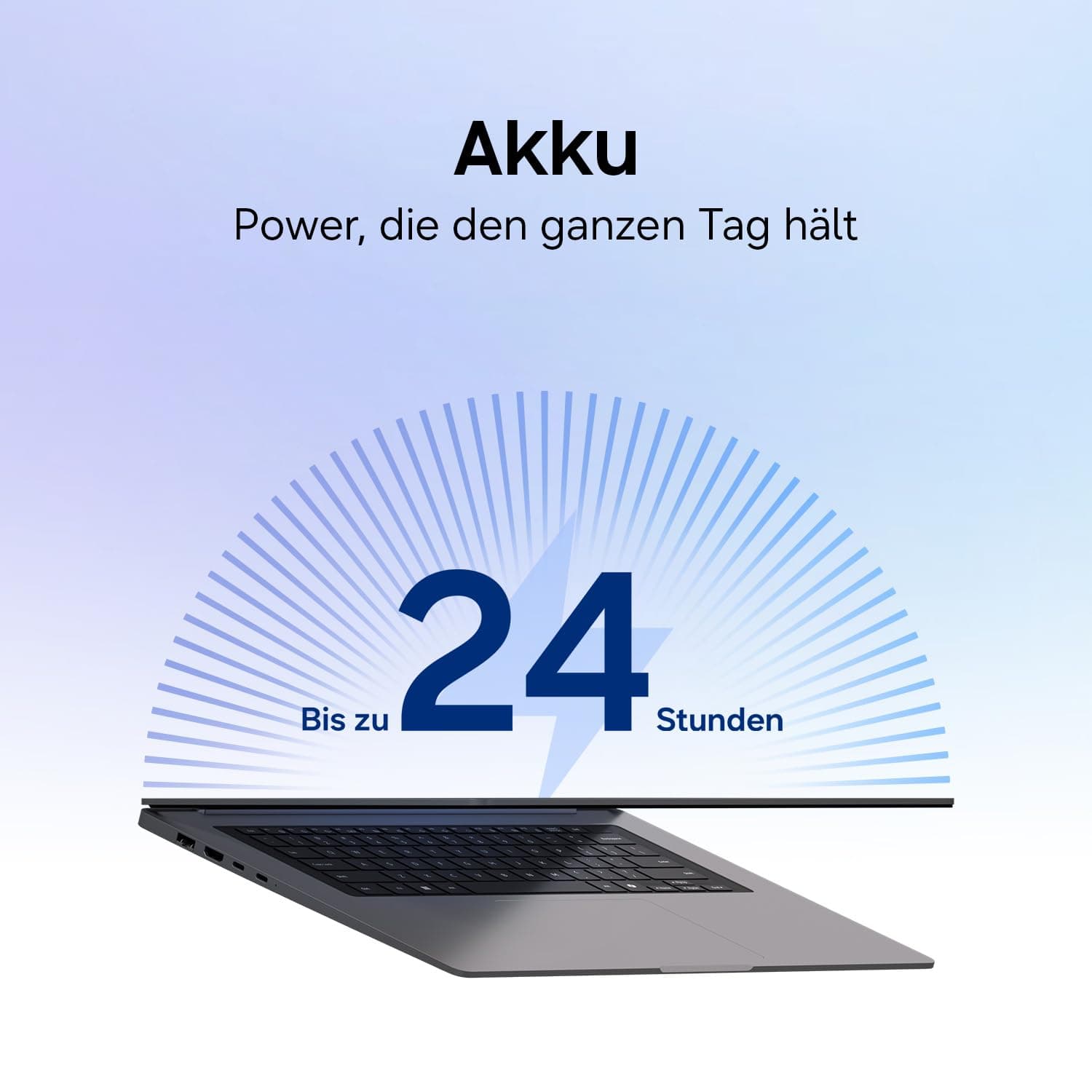 Samsung Galaxy Book6 14 Zoll – AI Laptop, Intel Core Ultra 7 Prozessor 355, 32 GB RAM, 512 GB Speicherplatz, Anti-Glare, Galaxy AI, Copilot+ PC, Gray, 3 Jahre Herstellergarantie [Exklusiv bei Amazon] Bild 5