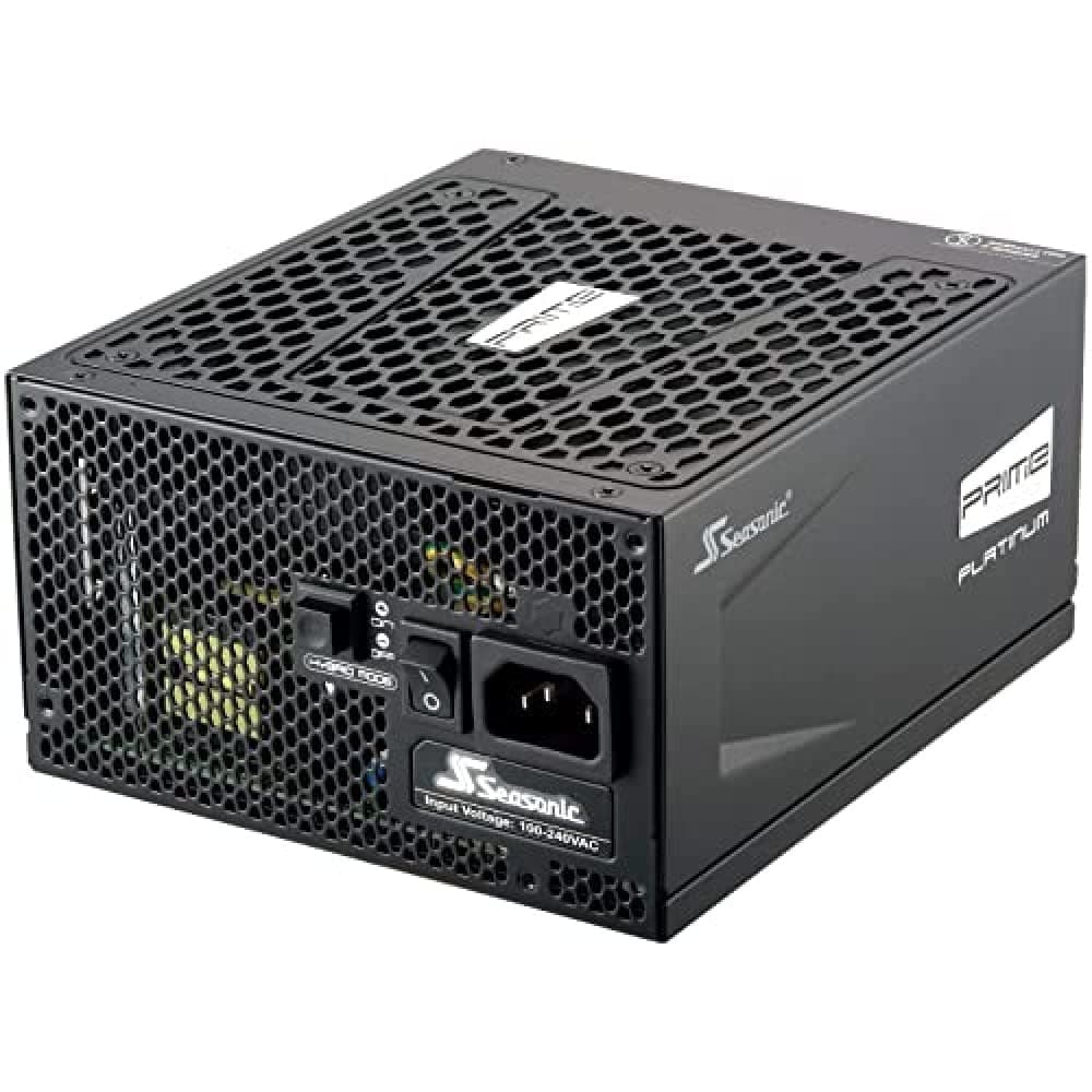 Seasonic Prime Ultra Platinum 1300W (80+Platinum, ATX 12V) Power Supply for Computer/Gaming PC's, 6x PCIe, Cable Management