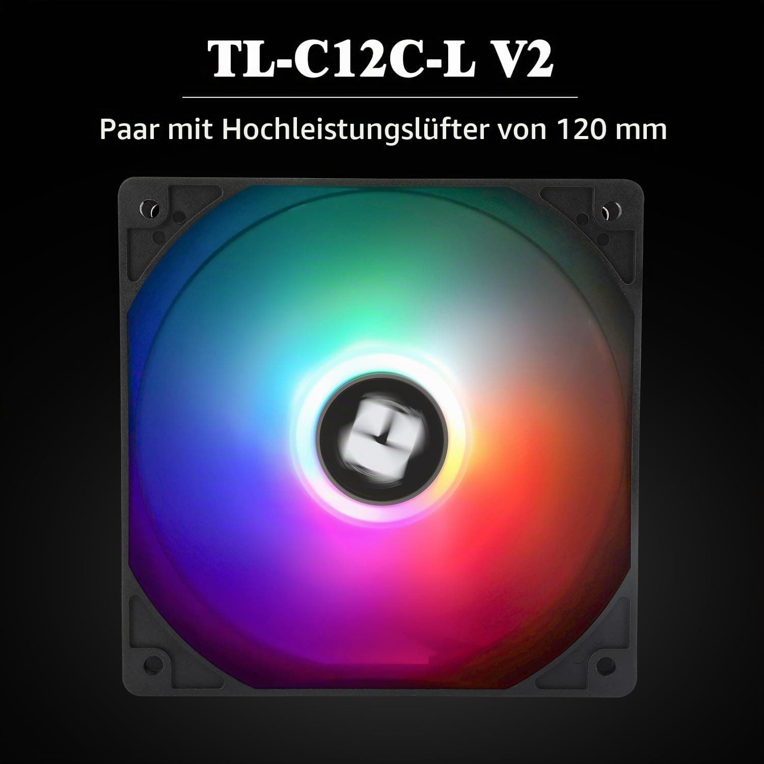 TR Assassin X 120R SE V2 CPU Luftkühler,4 Heat Pipes,148MM hoch,TL-C12C-L V2 PWM Lüfter CPU Kühler Für AMD AM4 AM5/Intel 1700/1150/1151/1200,LGA17XX Kühlung AX120R SE V2 Bild 3