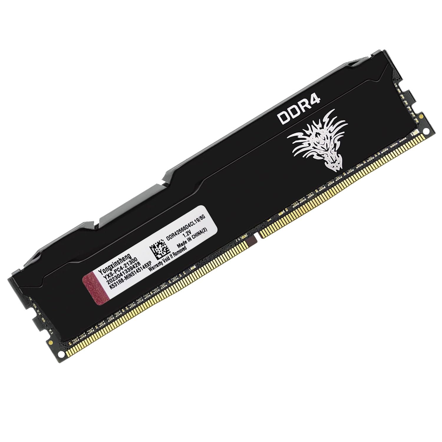 Yongxinsheng DDR4 3200MHz 32GB Kit (16GBx2) Desktop RAM PC4-25600 UDIMM Non-ECC Unbuffered 1.35V 288-Pin CL16 PC Computer Memory Upgrade Module Arbeitsspeicher Support XMP 2.0 Auto Overclocking Bild 4