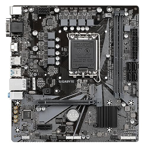 GIGABYTE H610M H V2 DDR4 Mainboard - Unterstützt Intel Core Prozessoren 14th CPUs, 6+1+1 Hybrid Digital VRM, up to 3200MHz DDR4 (OC), 1xPCIe 3.0 M.2, GbE LAN, USB 3.2 Gen 1 Bild 4