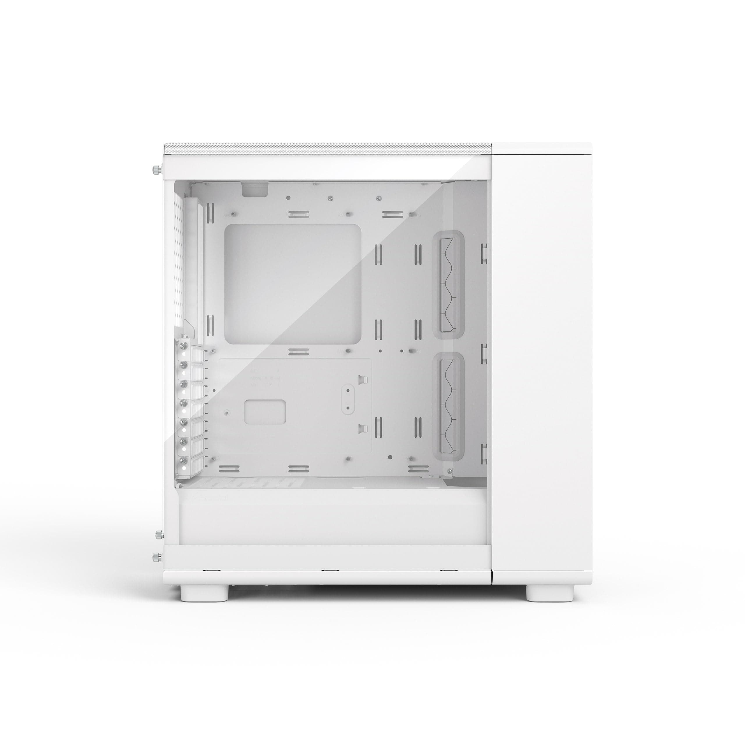 Fractal Design Epoch Weiß - Klares Seitenteil aus gehärtetem Glas - Gaming-PC-Gehäuse - Mesh-Frontpanel - DREI Momentum 12-Lüfter inkl. - Geräumiger Innenraum - ATX/mATX/ITX Unterstützung Tempered Glass Weiß Epoch Bild 7