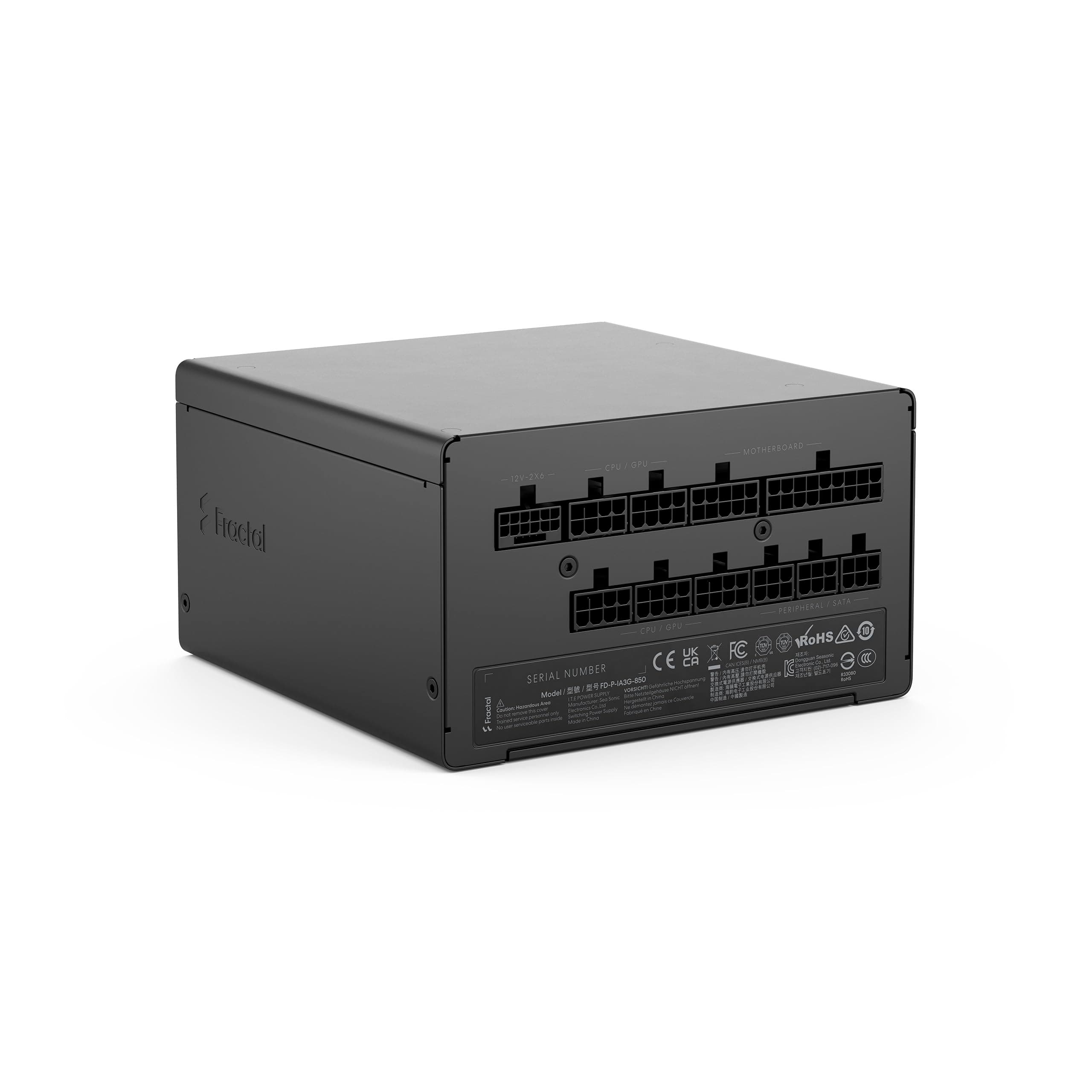 Fractal Design Ion 3 Gold 850W Black — 80 Plus Gold, vollmodular, ATX12V 3.1 Netzteil Bild 2