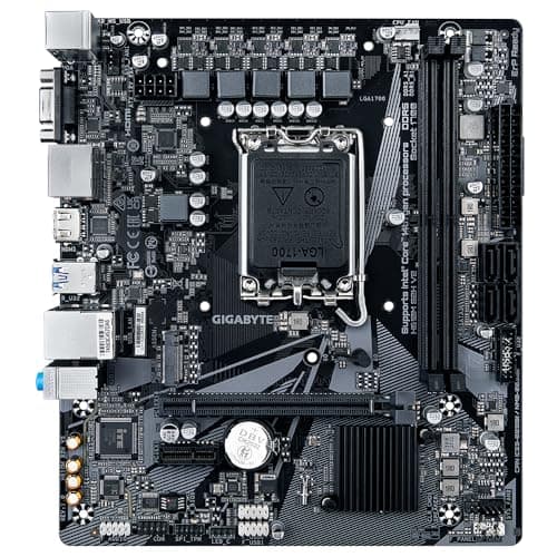 GIGABYTE H610M S2H V2 Motherboard - Unterstützt Intel Core 14. Generation CPUs, 4+1+1 Hybrid Phasen Digital VRM, bis zu 5600MHz DDR5, 1xPCIe 3.0 M.2, GbE LAN, USB 3.2 Gen 1 Bild 4