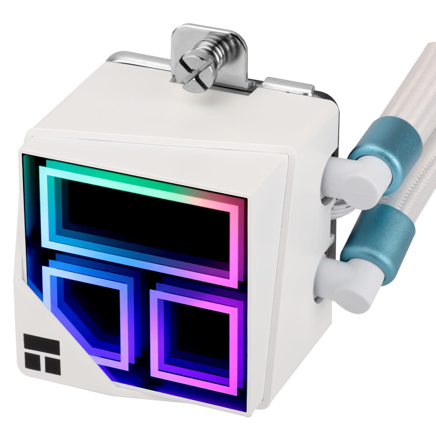 Thermalright TR Frozen Infinity 360 WHITE CPU AIO-Kühler, TL-M12W*3 PWM-Lüfter, Computer-CPU-Wasserkühler, ARGB Infinity Mirror, 360mm Radiator, Kompatibel mit LGA1851/1700/115X, AM4/AM5 Bild 3