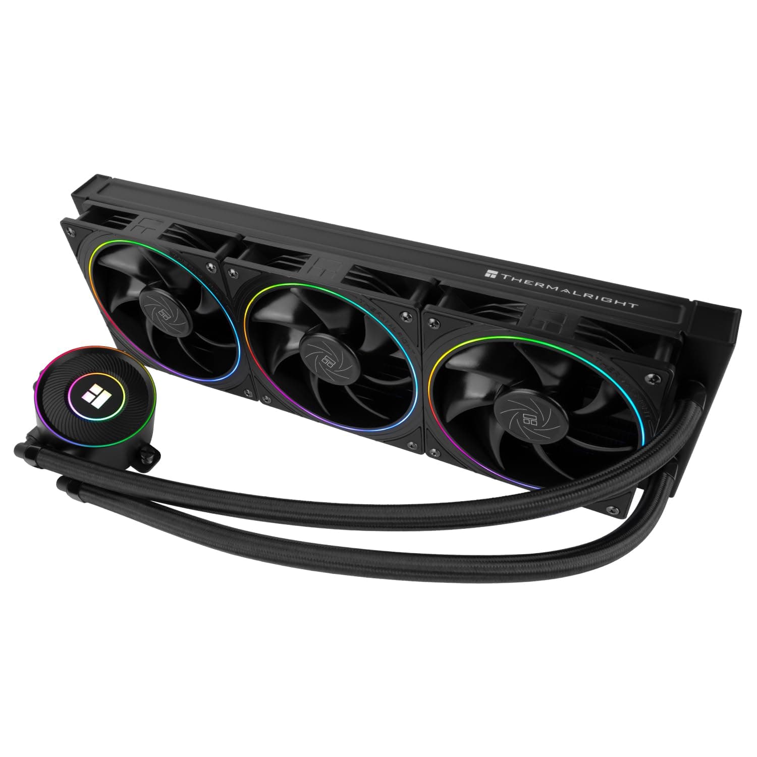 Thermalright TR Aqua Elite 360 V5 ARGB Black CPU-Flüssigkeitskühler, 360mm Radiator, Pumpengeschwindigkeit 2800 U/min, Kompatibel mit AM4/AM5, Intel LGA1150/1151/1200/1851/1700 Bild 2