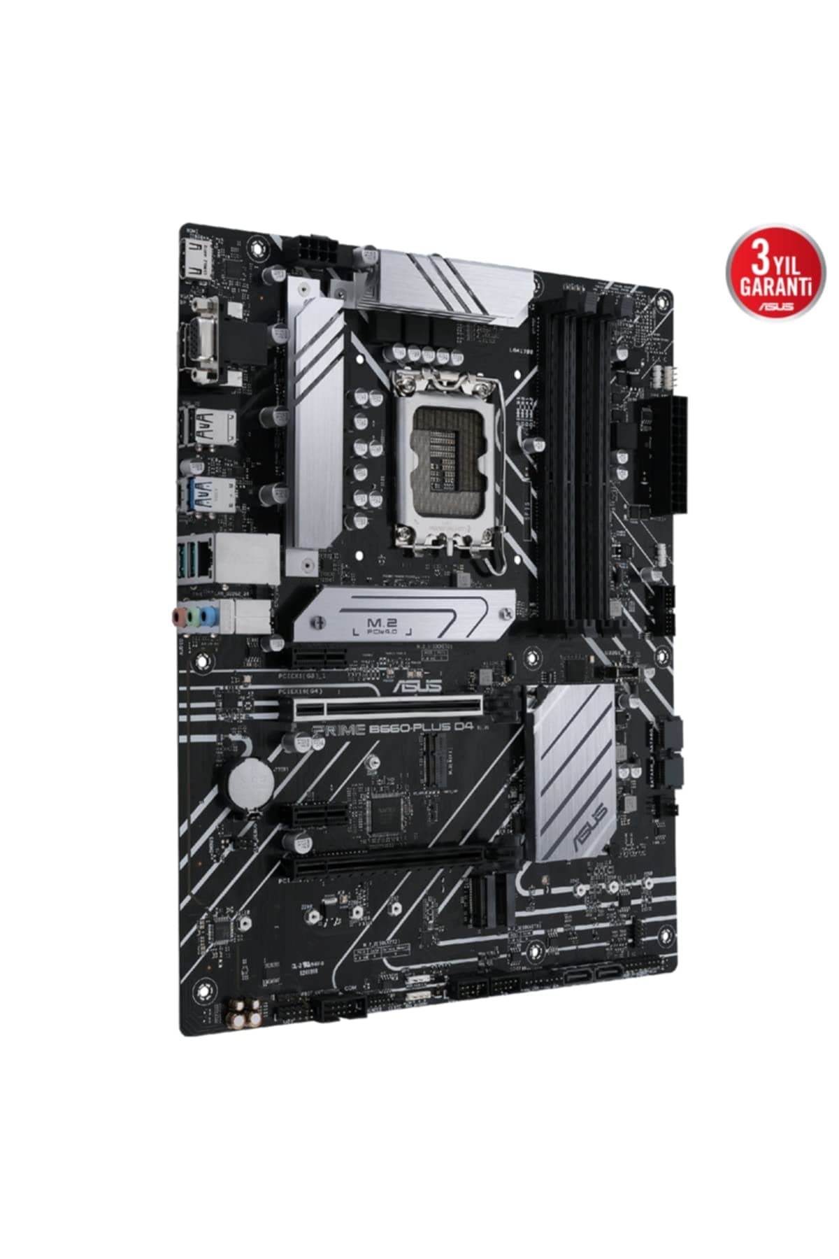 ASUS Prime B660-PLUS D4 Gaming Mainboard Sockel Intel LGA 1700 (Intel B660, ATX, DDR4 Speicher, PCIe 4.0, 3X M.2, Aura Sync) Bild 4