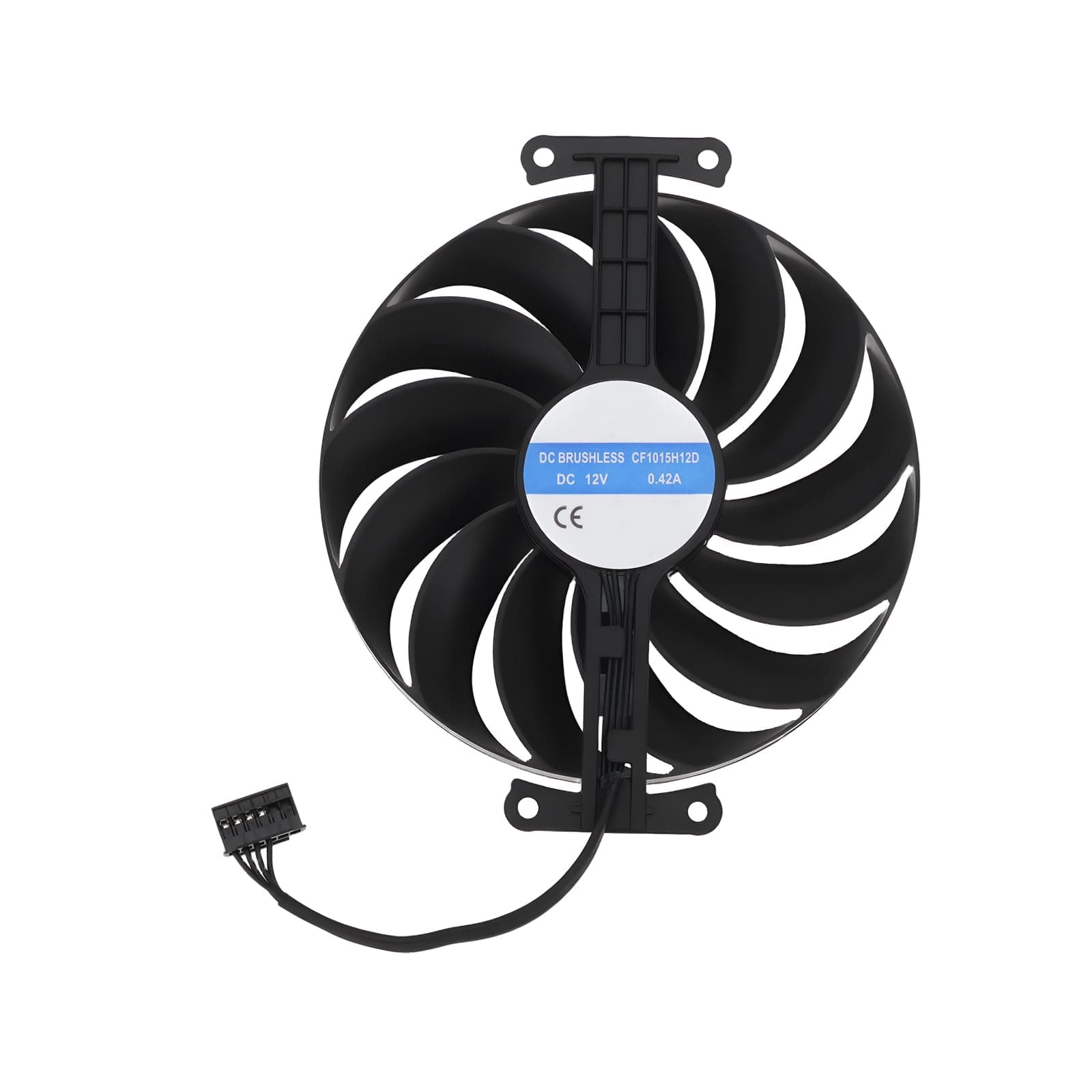 OTOTEC Grafikkartenlüfter, 95 mm, 12 V, 6-polig, kompatibel mit ASUS RTX 3050, kompatibel mit 3060 Phoenix ITX