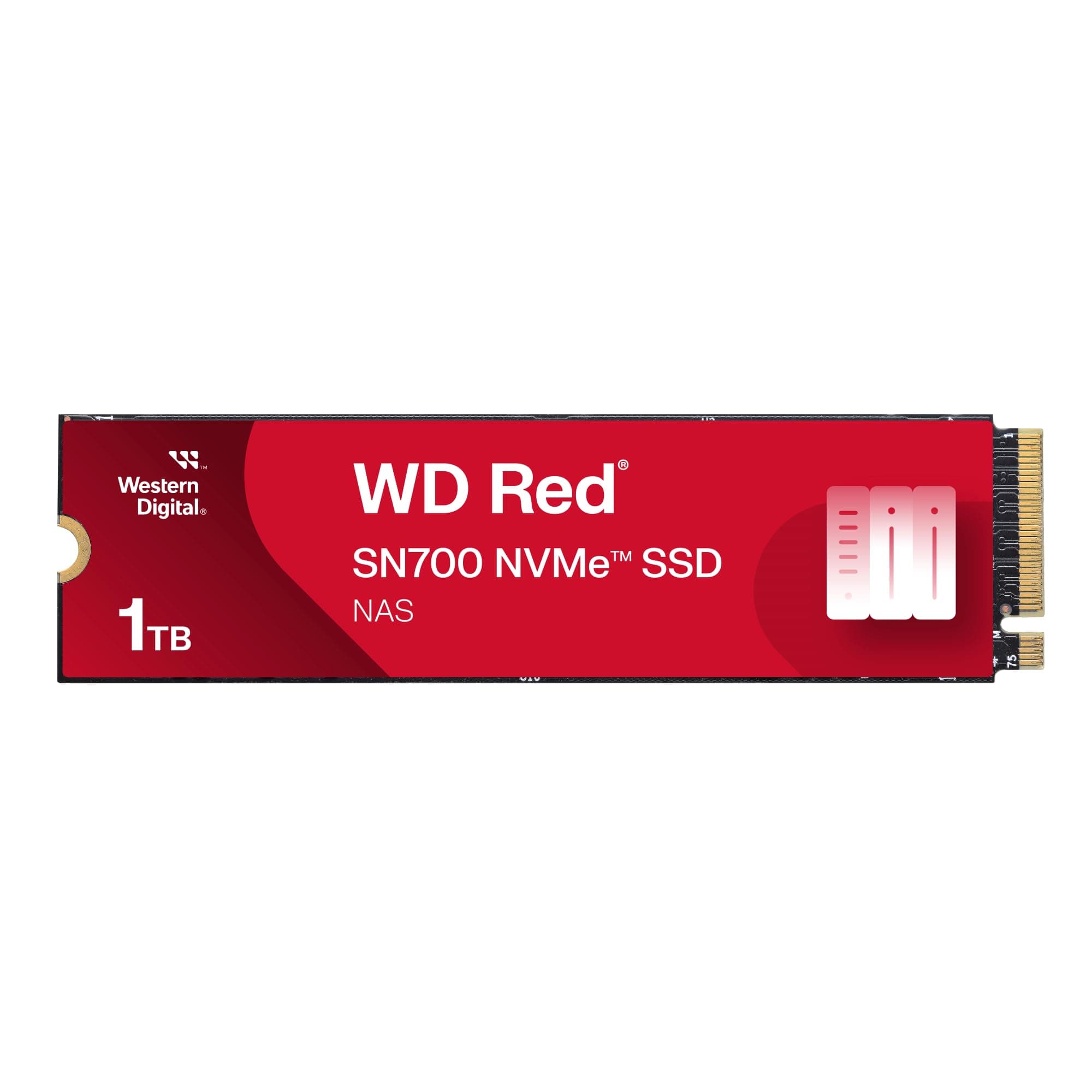 WD Red SN700 1TB NVMe SSD for NAS devices, with robust system responsiveness and exceptional I/O performance Bild 2