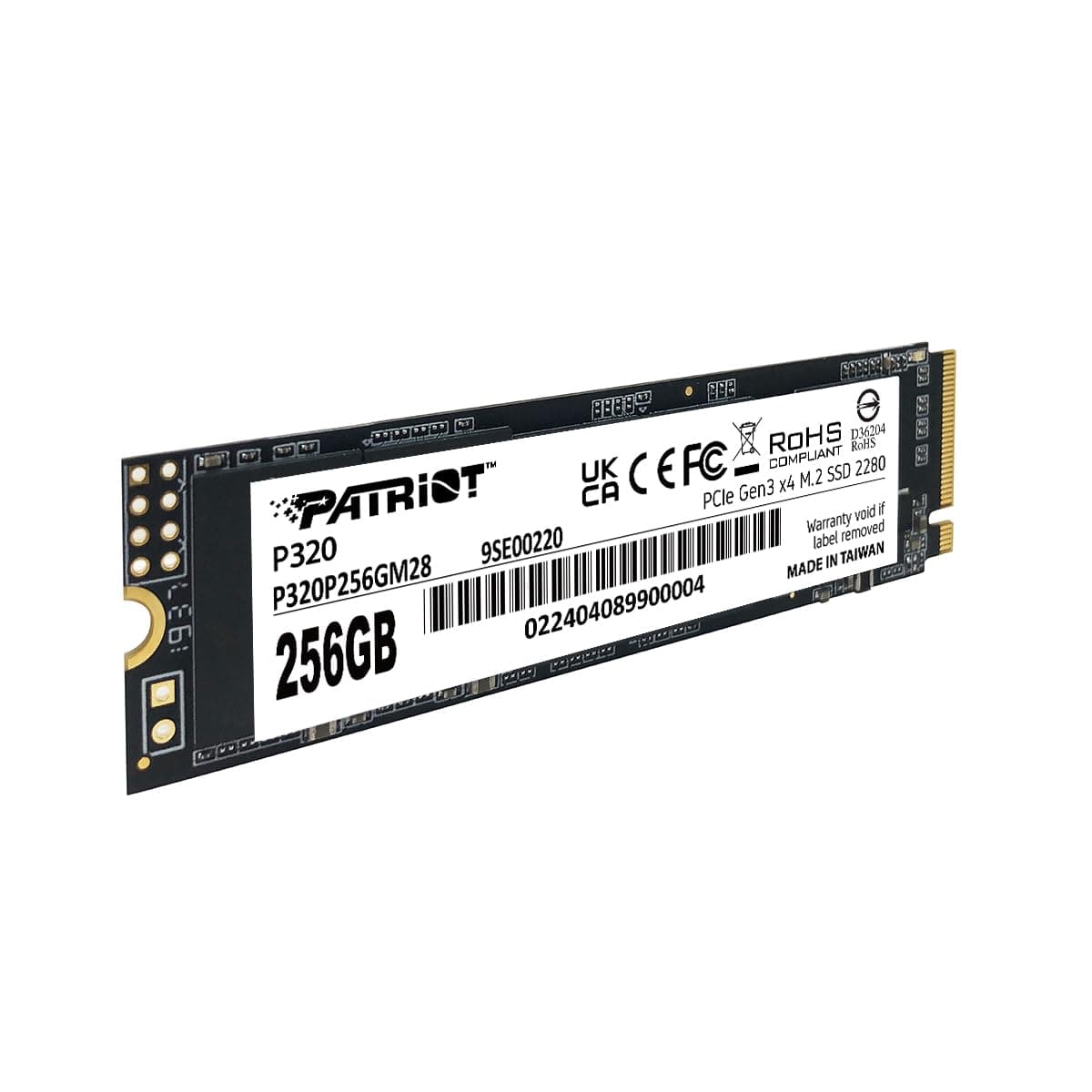 Patriot P320 256GB Interne SSD - NVMe PCIe Gen 3x4 - M.2 2280 - Solid State Drive - P320P256GM28 Bild 5