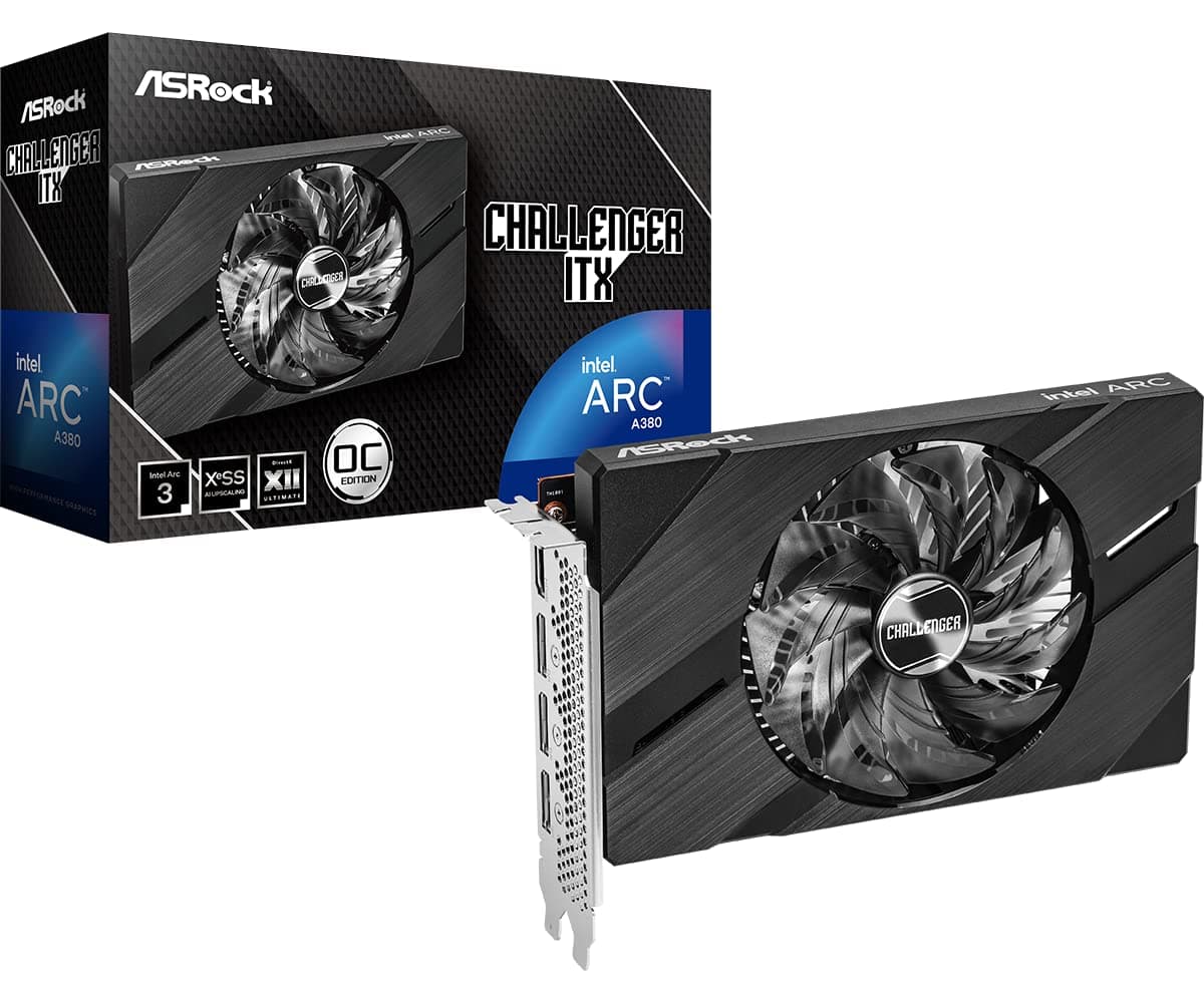 ASRock Challenger Intel Arc A380 ITX 6GB OC GDDR6 Bild 2