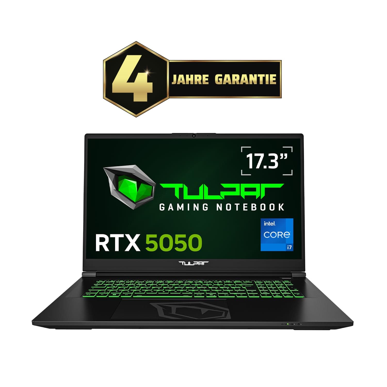 TULPAR A7 V16.2.2 Gaming Laptop | 17,3'' FHD 1920X1080 144Hz IPS LED-Display | Intel Core i7 13700HX | 32 GB RAM | 500 GB SSD | RTX 5050 | Windows 11 Gaming Notebook 500 GB 32 GB Bild 2