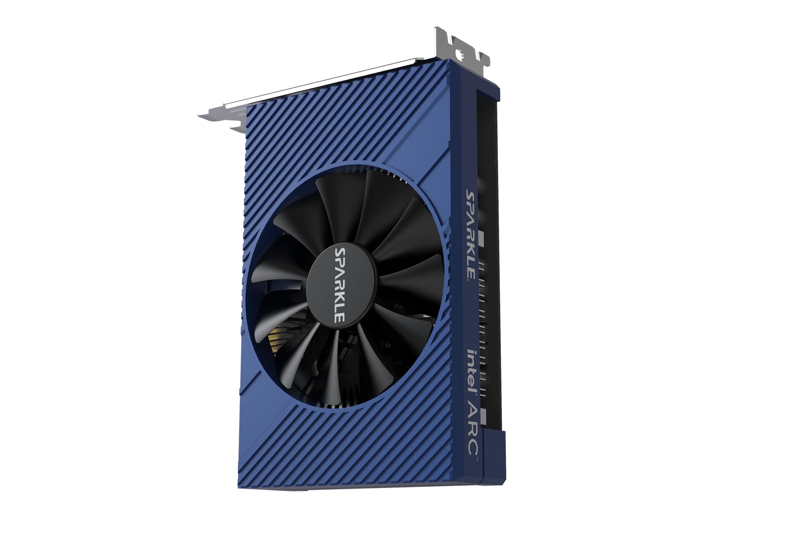 Sparkle Intel Arc A380 ELF DDR6 HDMI 2000MHz 6GB Single Fan Grafikkarte - Blau Bild 5