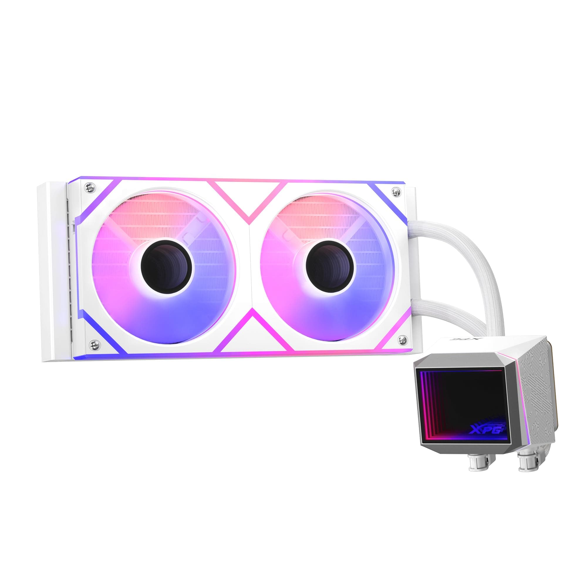 WAK XPG LEVANTE II 240 (2 * 120mm ARGB Fan) | weiß Bild 5