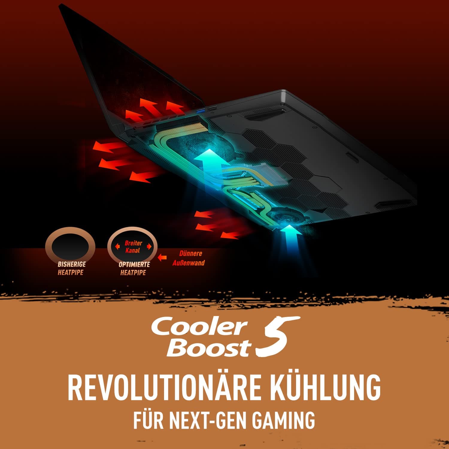 MSI Katana GF76 Gaming Laptop | 17.3" FHD 144 Hz Display | Intel Core i7-12700H | 16GB RAM | 512GB SSD Speicher | Nvidia RTX 3060 Grafik | QWERTZ Tastatur | Windows 11 Intel Core i7-12700H RTX 3060 6GB Bild 8