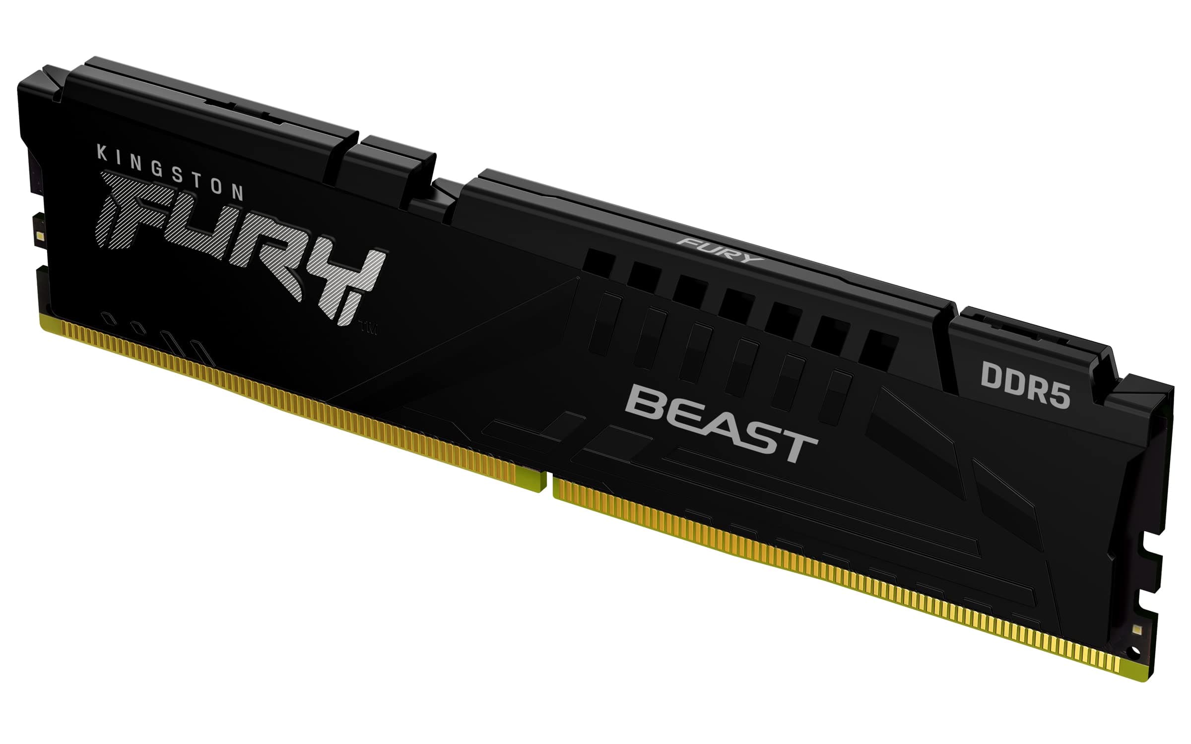 Kingston FURY Beast Schwarz DDR5 64GB 5600MT/s CL40 DIMM Desktop Gaming Speicher Einzelnes Modul AMD EXPO und Intel XMP - KF556C40BB-64