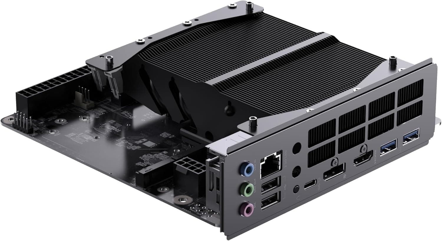 MINIS FORUM BD775i SE Mini-ITX Mainboard, AMD Ryzen 7 7745HX (8C/16T, bis zu 5,1 GHz), PCIe 5.0 x16, Dual M.2 PCIe 4.0, DDR5 RAM, Triple Display (HDMI/DP/USB-C), 2,5 GbE LAN