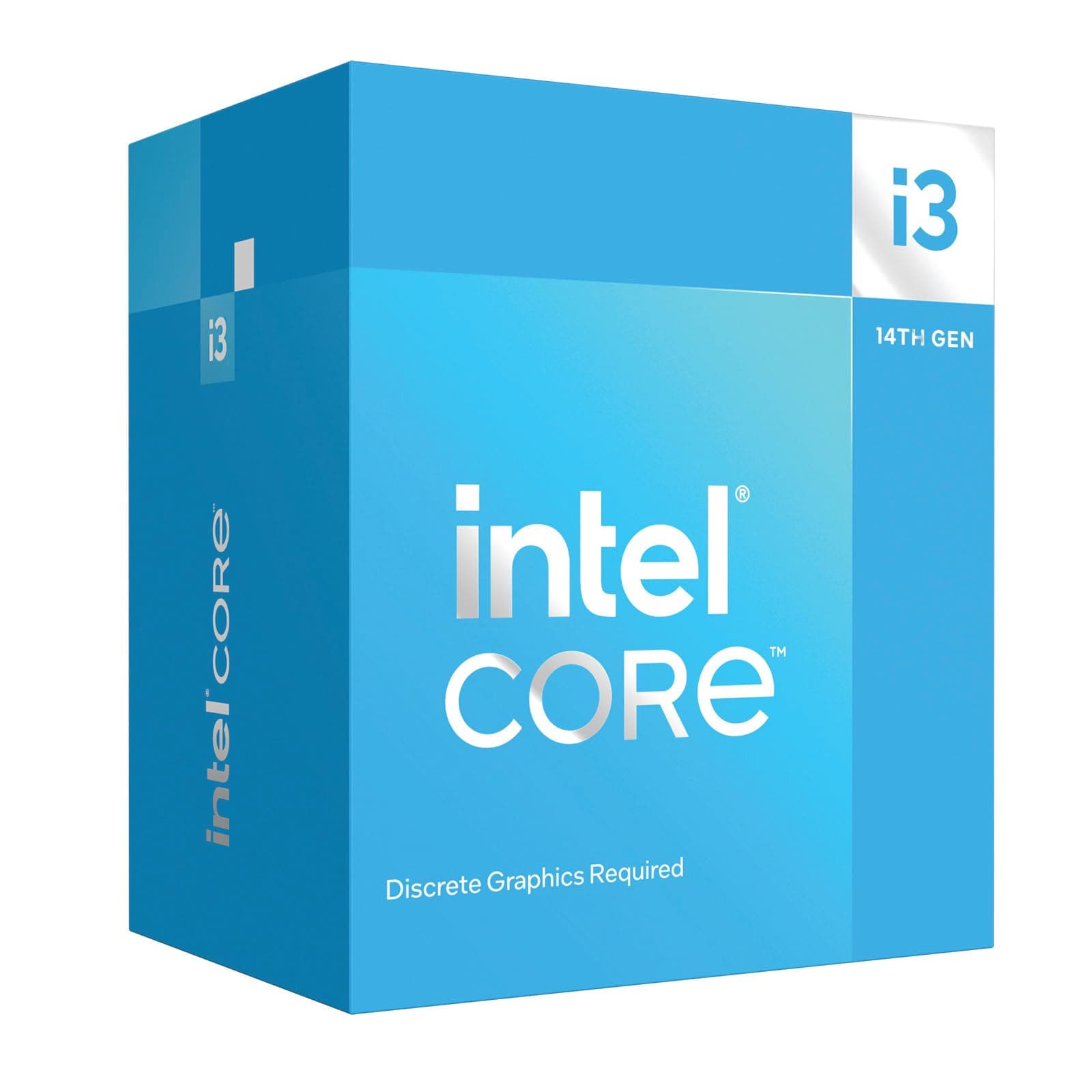 Intel® Core™ i3 Desktop-Prozessor 14100F 4 Kerne (4 P-cores und 0 E-cores) bis zu 4,7 GHz i3-14100F