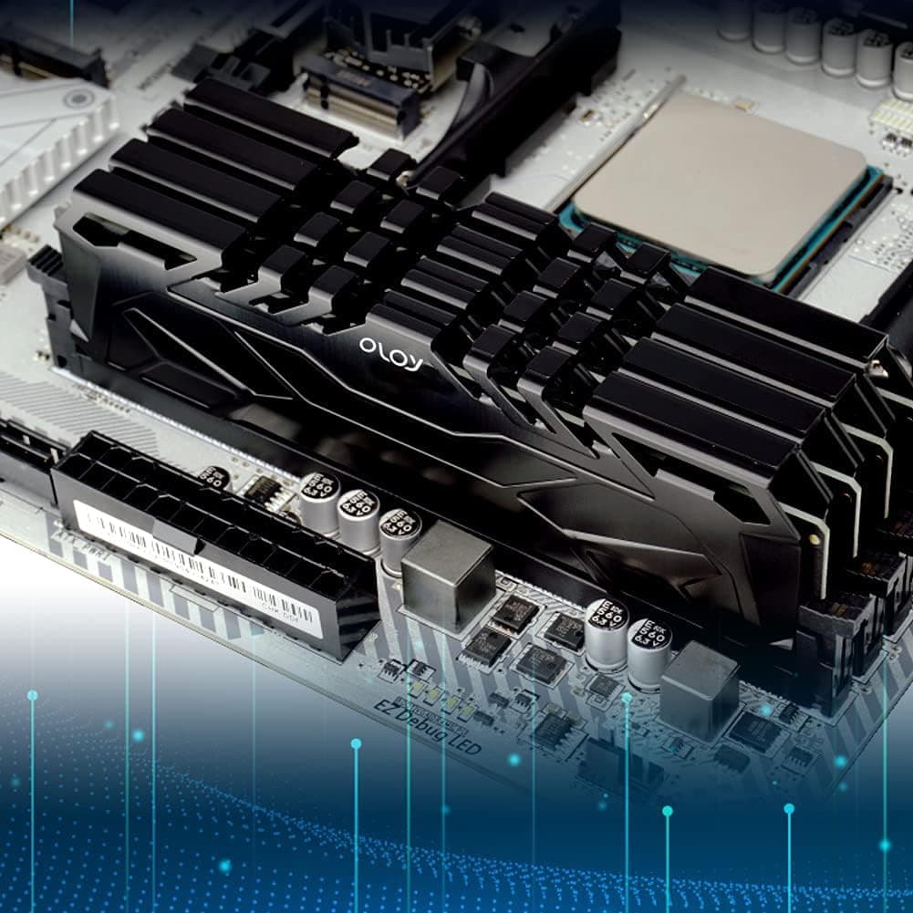 OLOy DDR4 RAM 16GB (2x8GB) Black Owl 3200MHz CL16 1.35V 288pin Desktop Gaming UDIMM (MD4U0832161BJ0DA) Bild 5