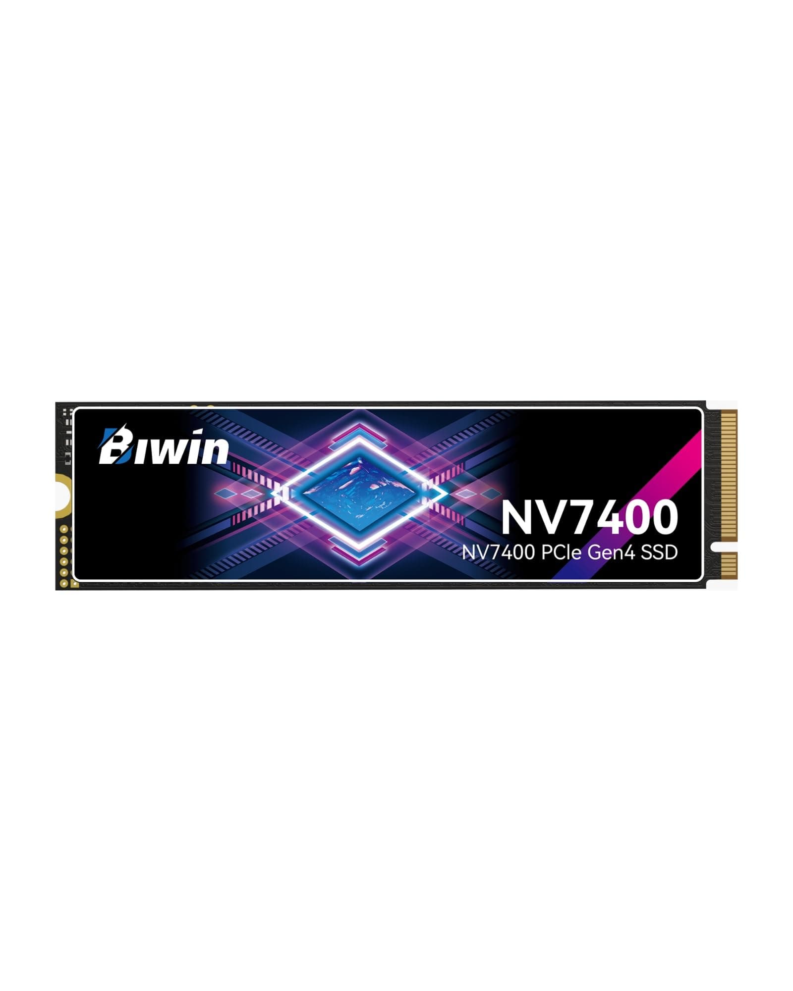 BIWIN Black Opal NV7400 M.2 PCIe Gen4 SSD 2TB - Lesegeschwindigkeit bis zu 7450 MB/s - Professionelle Interne Festplatte NVMe 2.0 - Gaming Speicher Kompatibel mit PC, Laptop & PS5 Bild 2