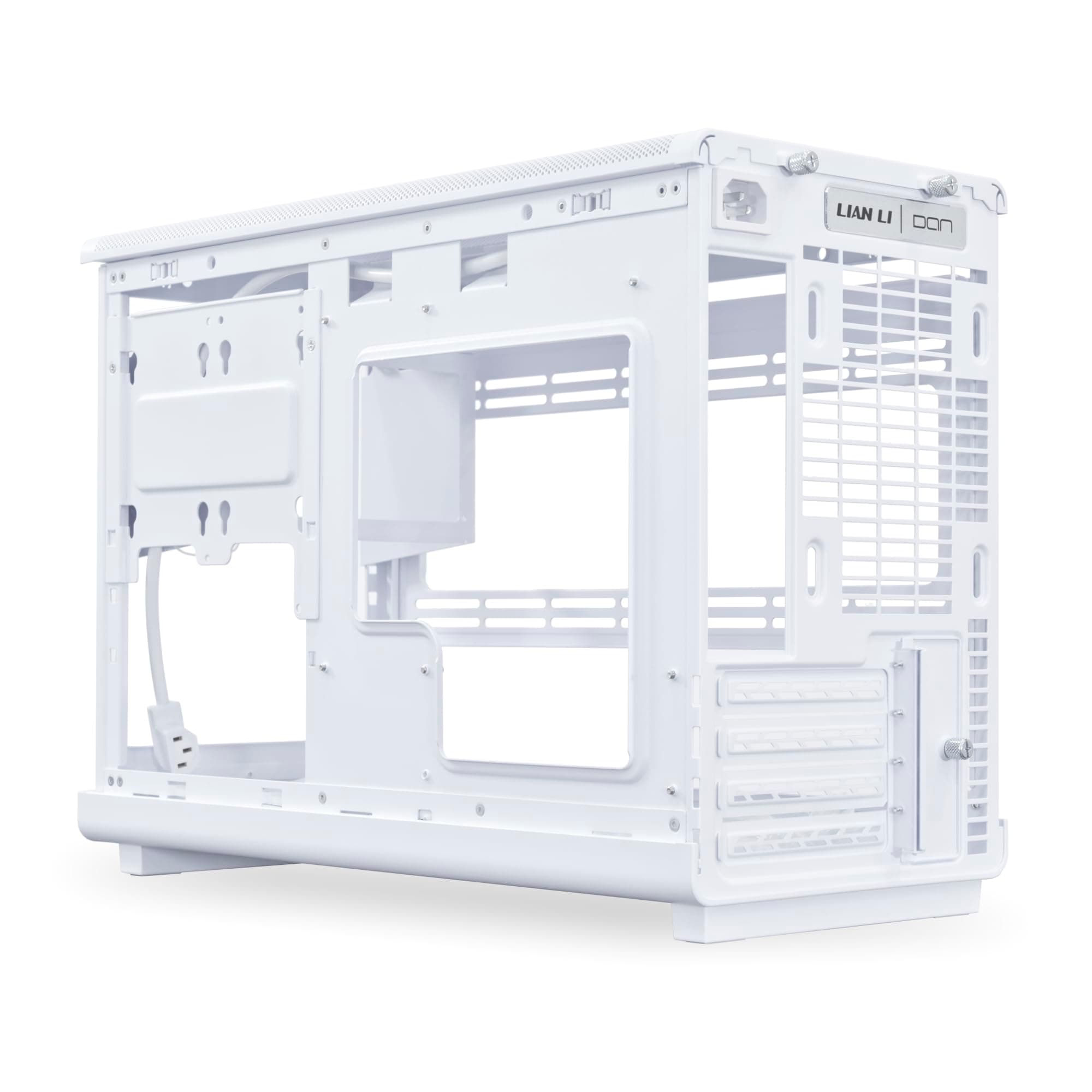 Lian Li DAN Cases A3-mATX Wood Edition PC Gehäuse Weiß - Micro-ATX Gehäuse, SFF Case, Mini Tower, GPU bis 415 mm Länge, unterstützt bis zu 360 mm Radiatoren, Buchenholz Bild 5