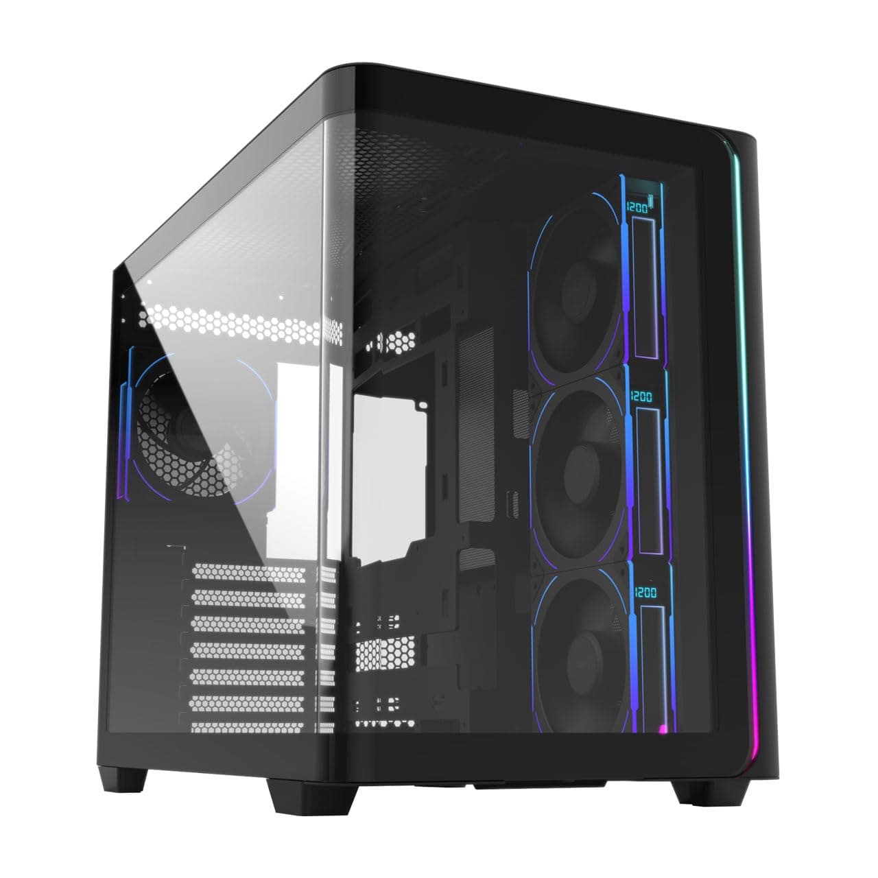 Fortron FSP GEH Midi M580 BP ATX/M-ATX/M-ITX/ARGB o.N. Black Retail Bild 2