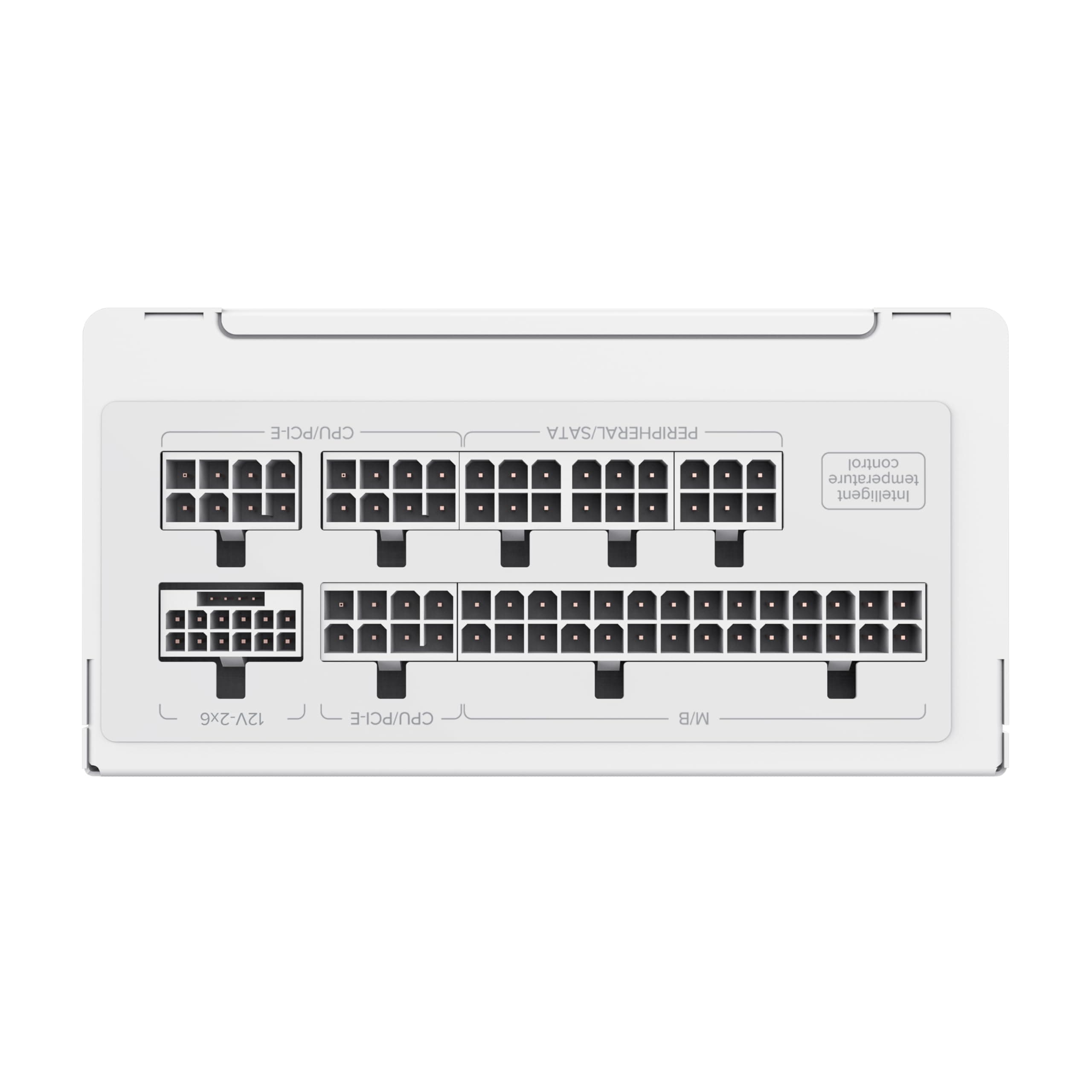 GAMEMAX GS 750G WH SFX Netzteil PC 750W, Vollmodular, 80 Plus Gold, Hochwertige Japanische Kondensatoren, FDB Lüfter, APFC+LLC+DC-DC, 9 Schutzfunktionen, 5 Jahre Garantie 750 Watt Weiß Bild 5