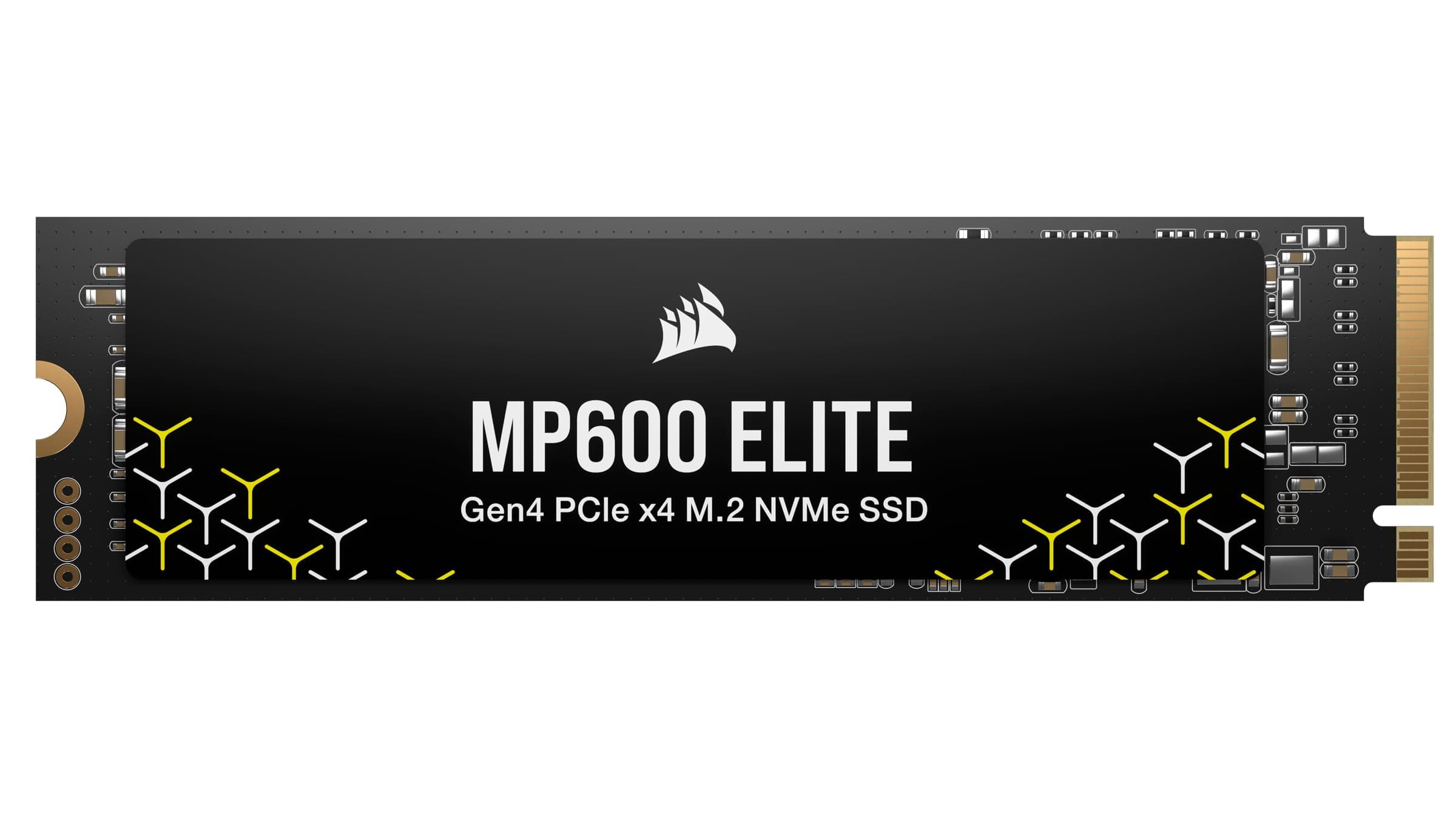 CORSAIR MP600 ELITE 2TB M.2 PCIe Gen4 x4 NVMe SSD - M.2 2280 - Bis zu 7.000MB/Sek. Sequentielles Lesen - High-Density 3D TLC NAND - Schwarz Bild 5