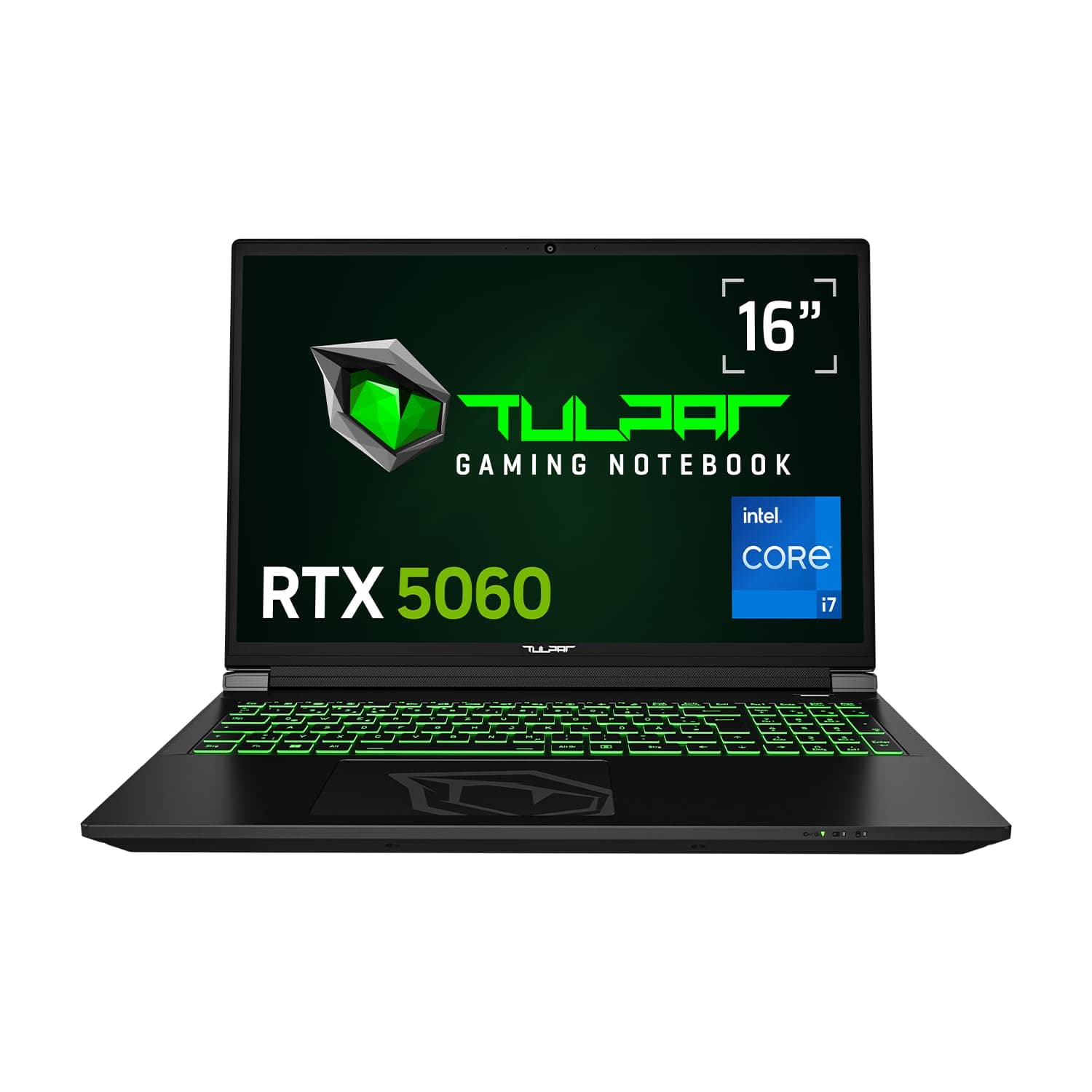 TULPAR T6 V3.5.2 Gaming Laptop | 16'' FHD+ 1920X1200 165HZ IPS LED-Display | Intel Core i7 14700HX | 32 GB RAM | 500 GB SSD | RTX 5060 | Windows 11 Gaming Notebook 500 GB SSD - 32 GB RAM