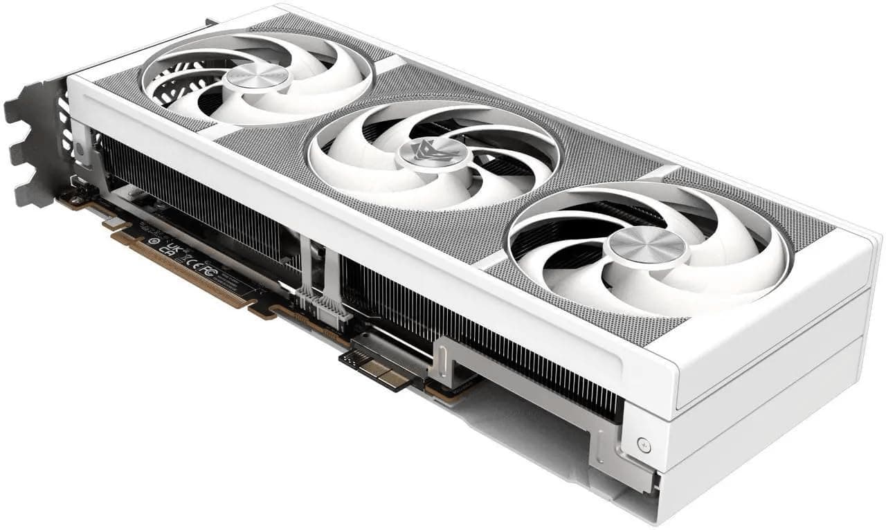 Radeon RX 9070 XT Nitro Phantom Link Polar OC (weiß, RDNA4, GDDR6, 2x DisplayPort, 2x HDMI 2.1) Bild 7