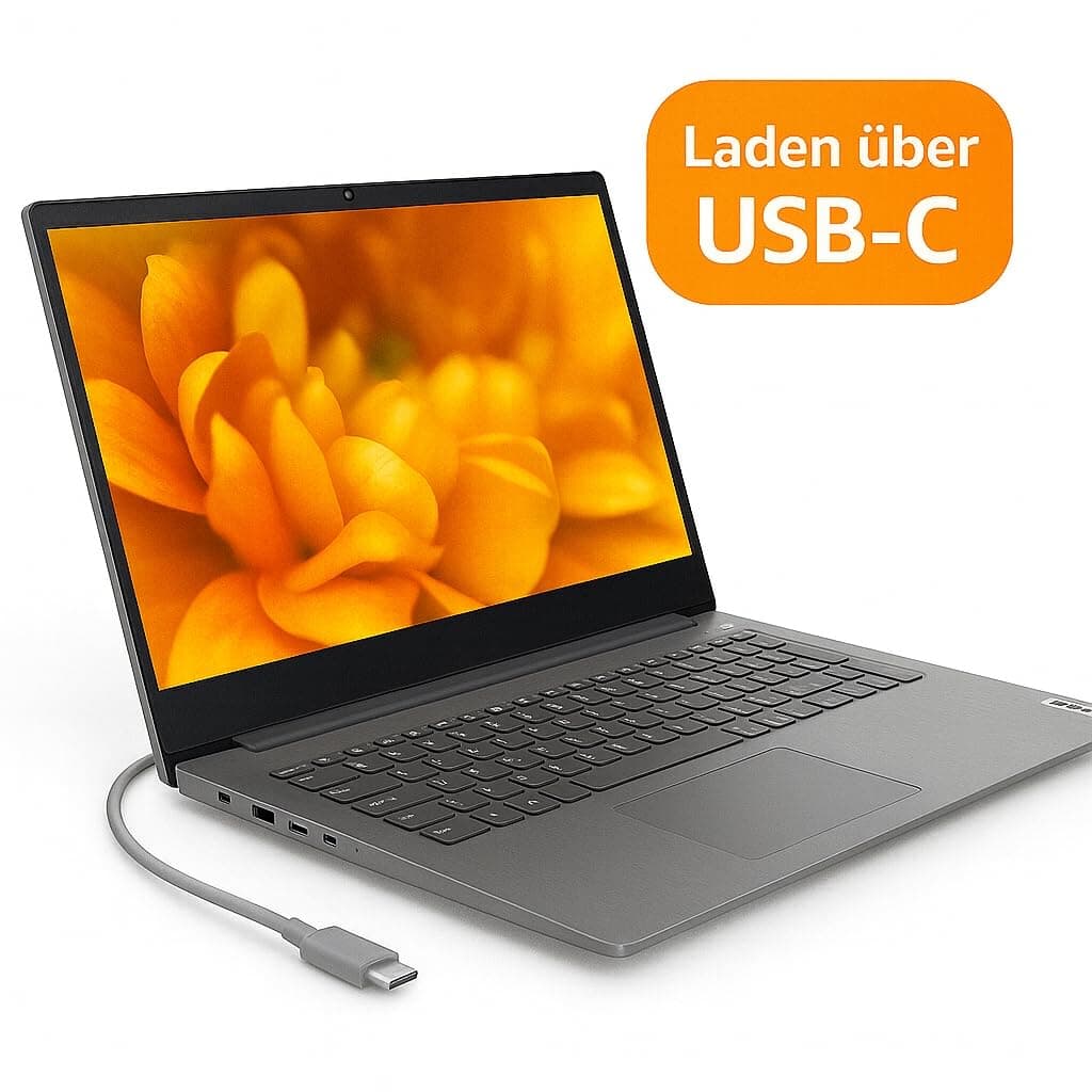 Lenovo IdeaPad3 i7 17,3 Zoll IPS FullHD Notebook - Intel Core i7 1355U, 10 Kerne, 5.00 GHz, 40 GB DDR4, 2000 GB SSD, Intel Iris Xe, HDMI, Webcam, BT, USB-C/3, WLAN, Windows 11 Prof, MS Office #8218 17.3 FHD i7 1355U - 40GB - 2TB SSD 17.3 Zoll FHD Bild 3