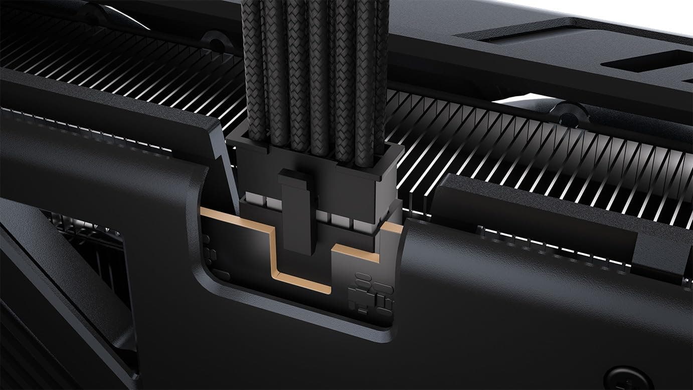 Corsair Elite Premium Einzeln Ummantelte PCIe 12V-2x6 zu PCIe 12V-2x6 600W Netzteilkabel – Dreilagiges Mesh-Paracord, Flache Kabelkämme, Kompatibel mit 12V-2x6-Netzteilen – Schwarz Bild 8